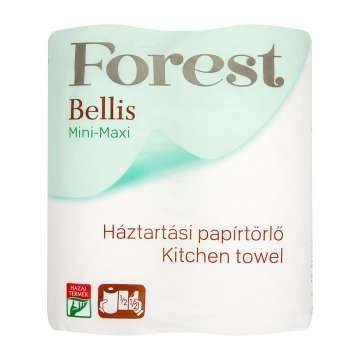 HÁZTARTÁSI PAPÍRTÖRLŐ BELLIS MINI-MAXI 2TEKERCS/CSOM. 3RÉTEGŰ