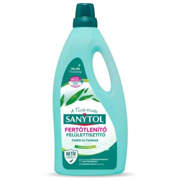 FELÜLETTISZTÍTÓ SANYTOL, PADLÓ ÉS FELÜLETEK, 1 L