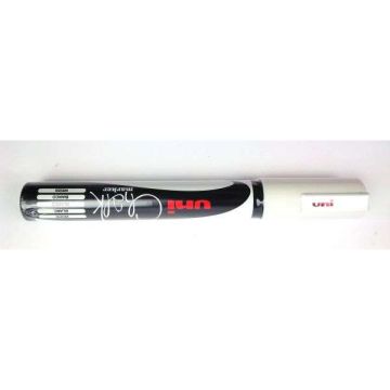 KRÉTA MARKER, UNI, PWE-5M, VÉKONY, FEHÉR