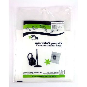 PORZSÁK ETA400M, MICROMAX PORZSÁK, 4 DB/ CSOM