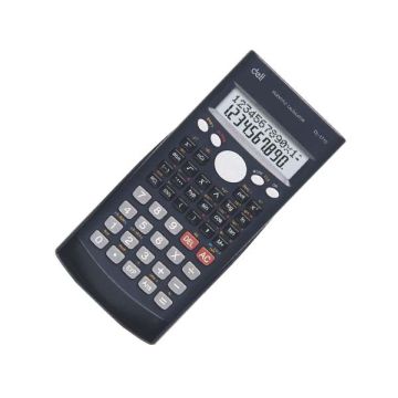 SZÁMOLÓGÉP DELI, TUDOMÁNYOS 240 FUNKCIÓ 10+2 DIGIT, 2 SOROS KIJELZŐ, FEKETE