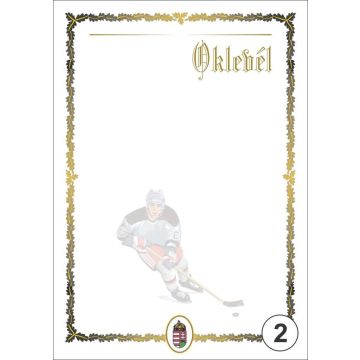 OKLEVÉL/EMLÉKLAP A/4 NYOMELL, A4-002