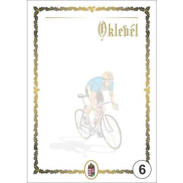 OKLEVÉL/EMLÉKLAP A/4 NYOMELL, A4-006