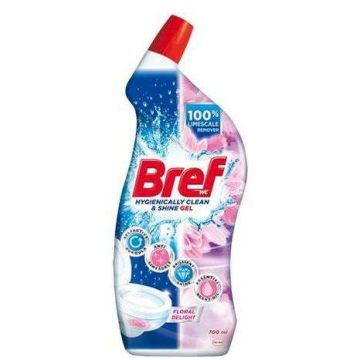 BREF WC TISZTÍTÓ GÉL, POWER AKTÍV, FLOWER, 700 ML